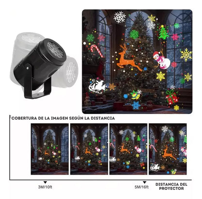 🎄Proyectores Navideños LED · Decoración Instantánea sin Esfuerzo