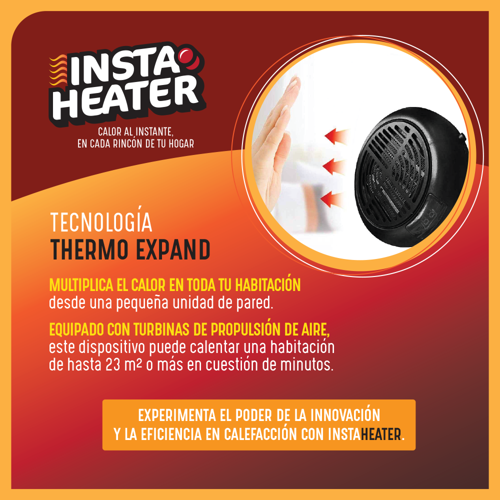 🔥 INSTA HEATER: CALOR AL INSTANTE 600 W