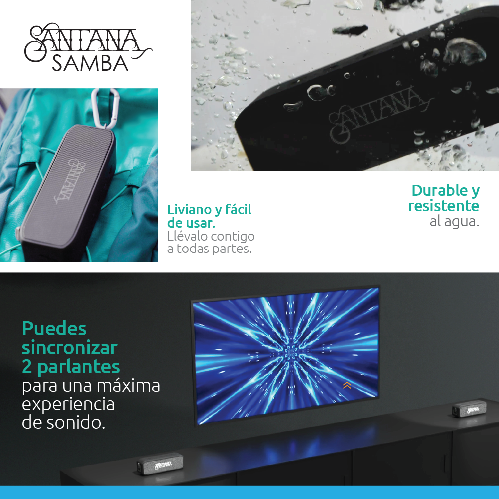 Parlante Santana Bluetooth 5.1
