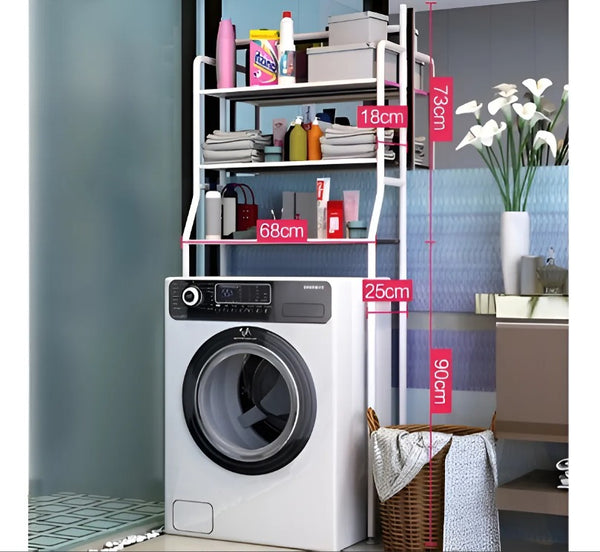 SpaceRack™ Organizador Sobre Lavadora 3 Niveles 🧺✨