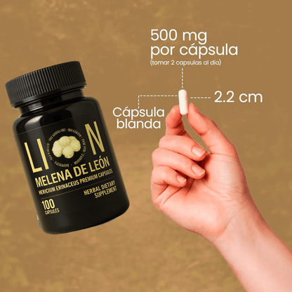 Melena León Cuida Mente Cuerpo 100 Caps