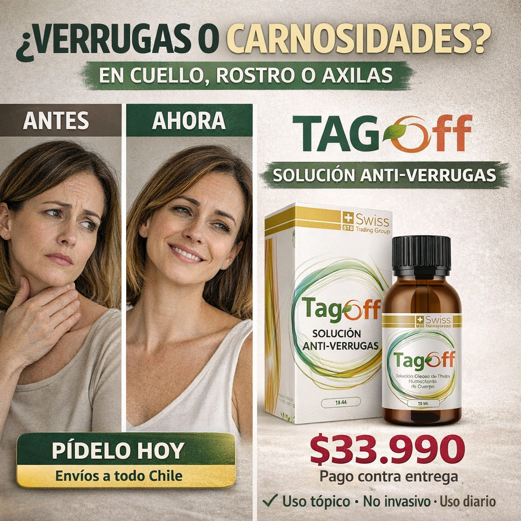 🧴 TAG OFF Solución Natural para Verrugas y Carnosidades