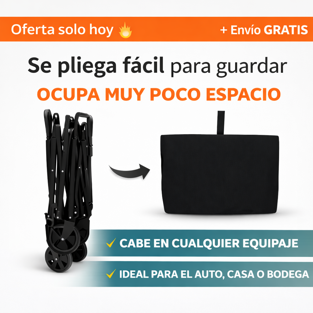 🚚 Carro  Multipropósito Plegable