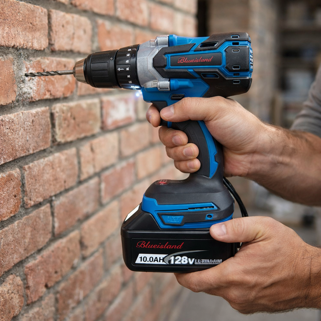 🔵 Llave de Impacto + Taladro Tasbel 128V – Potencia Profesional