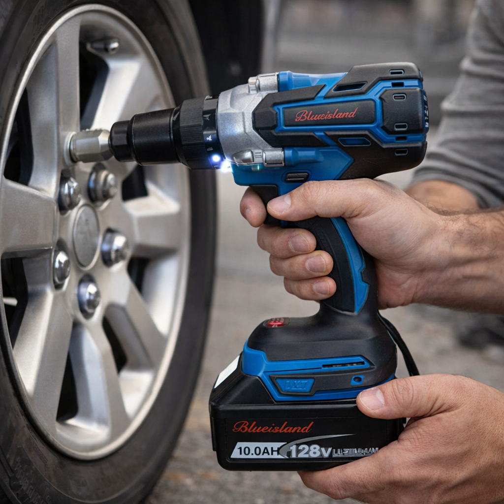 🔵 Llave de Impacto + Taladro Tasbel 128V – Potencia Profesional