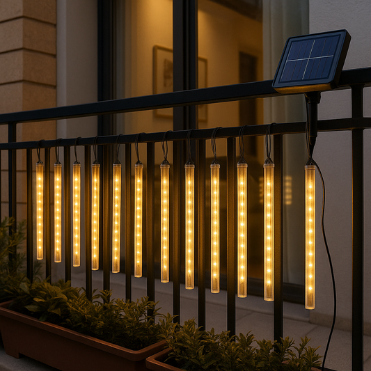 ✨ Luces Solares Lluvia Meteórica – Decoración Navidad Premium ✨