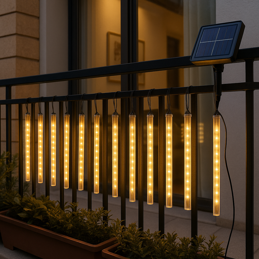 ✨ Luces Solares Lluvia Meteórica – Decoración Navidad Premium ✨