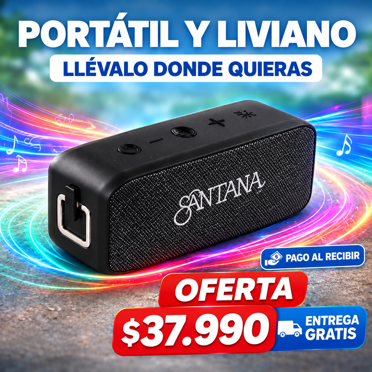 Parlante Santana Bluetooth