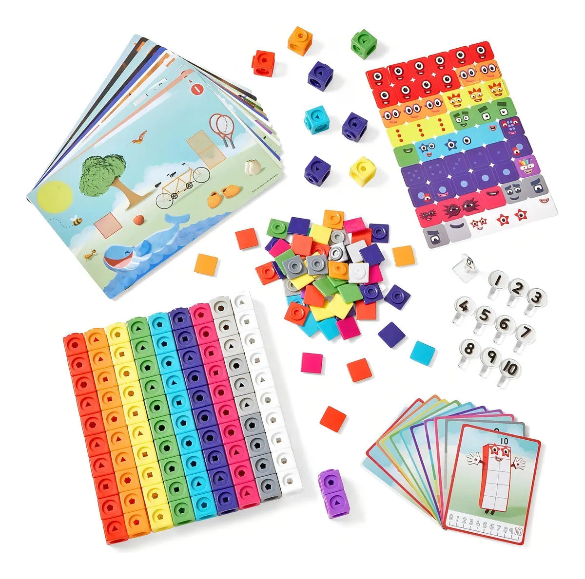 🧠✨ Aprende Matemáticas Jugando con Numberblocks MathLink® Cubes